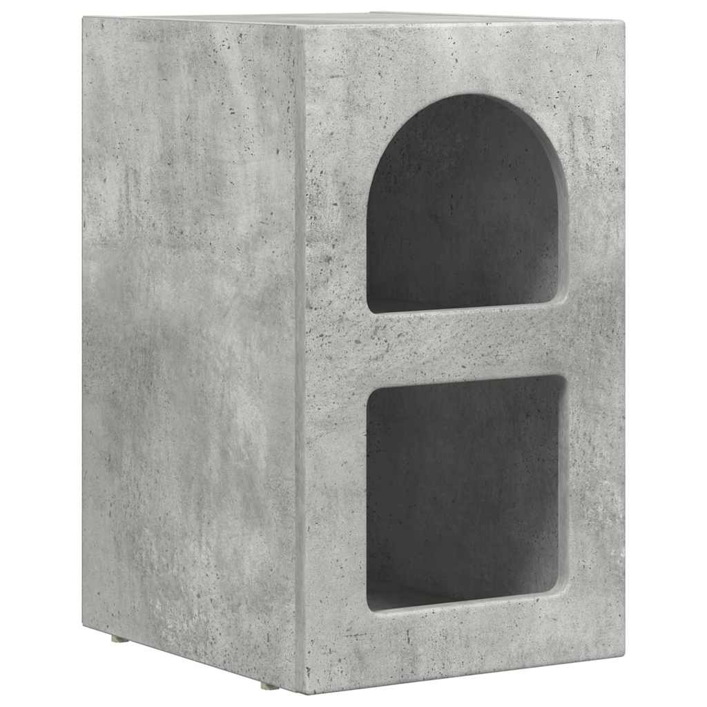 Sengebord ELST Beton Grå 29,5 x 33,5 x 50 cm Konstrueret træ