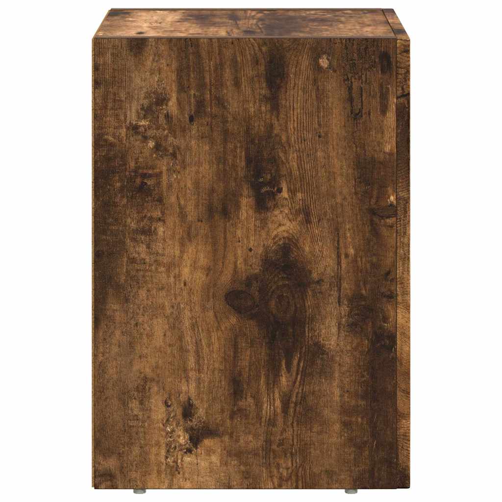 Sengebord ELST Røget eg 29,5 x 33,5 x 50 cm Konstrueret træ