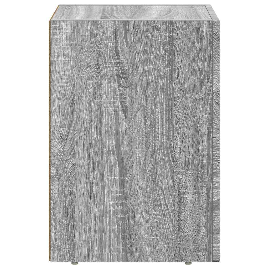 Sengebord ELST Grå Sonoma 29,5 x 33,5 x 50 cm Konstrueret træ