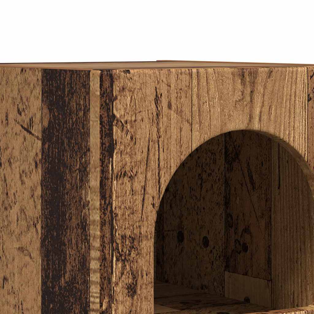 Sengebord ELST Gammelt træ 29,5 x 33,5 x 50 cm Konstrueret træ