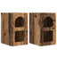 Sengebord ELST 2 stk. Gammelt træ 29,5 x 33,5 x 50 cm