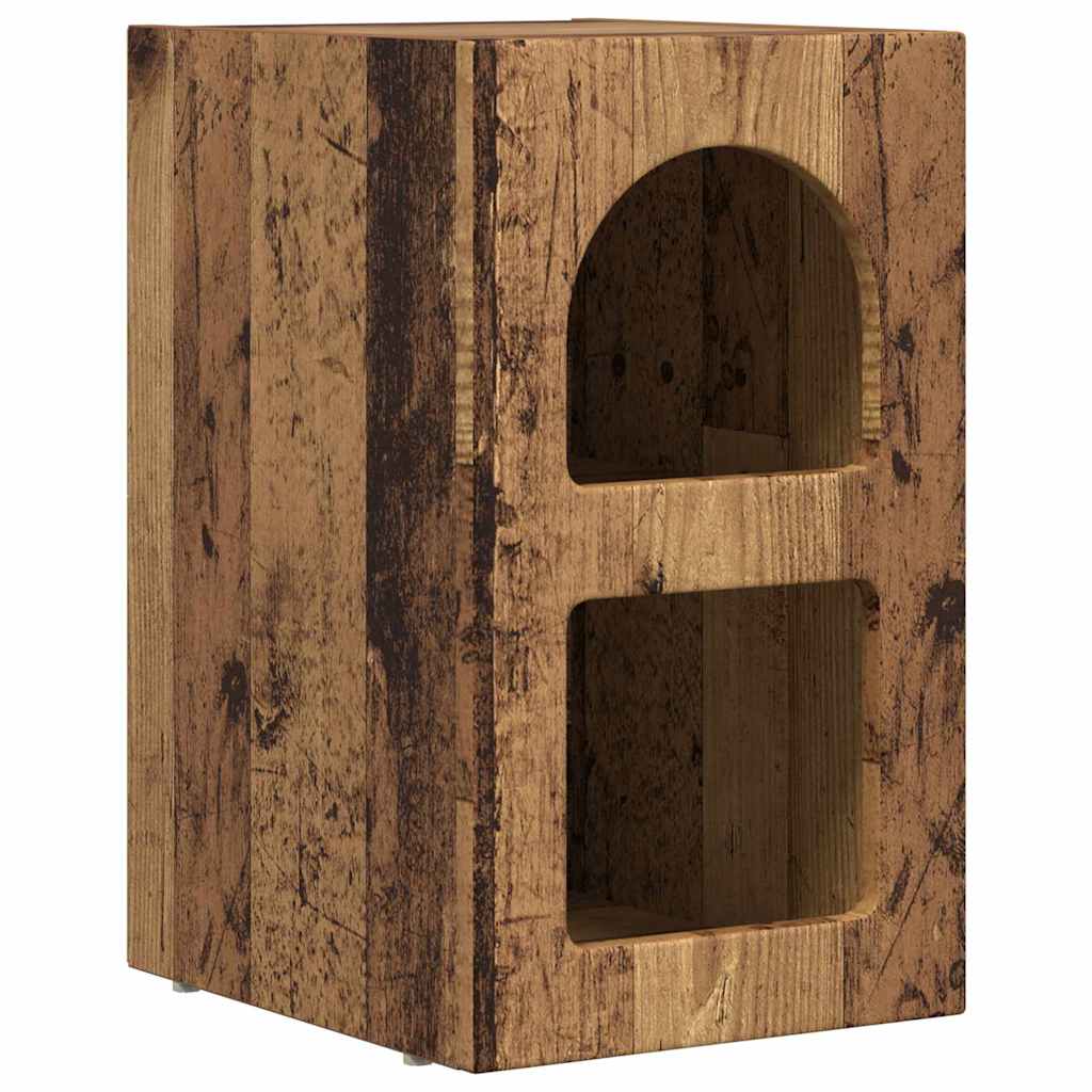Sengebord ELST 2 stk. Gammelt træ 29,5 x 33,5 x 50 cm