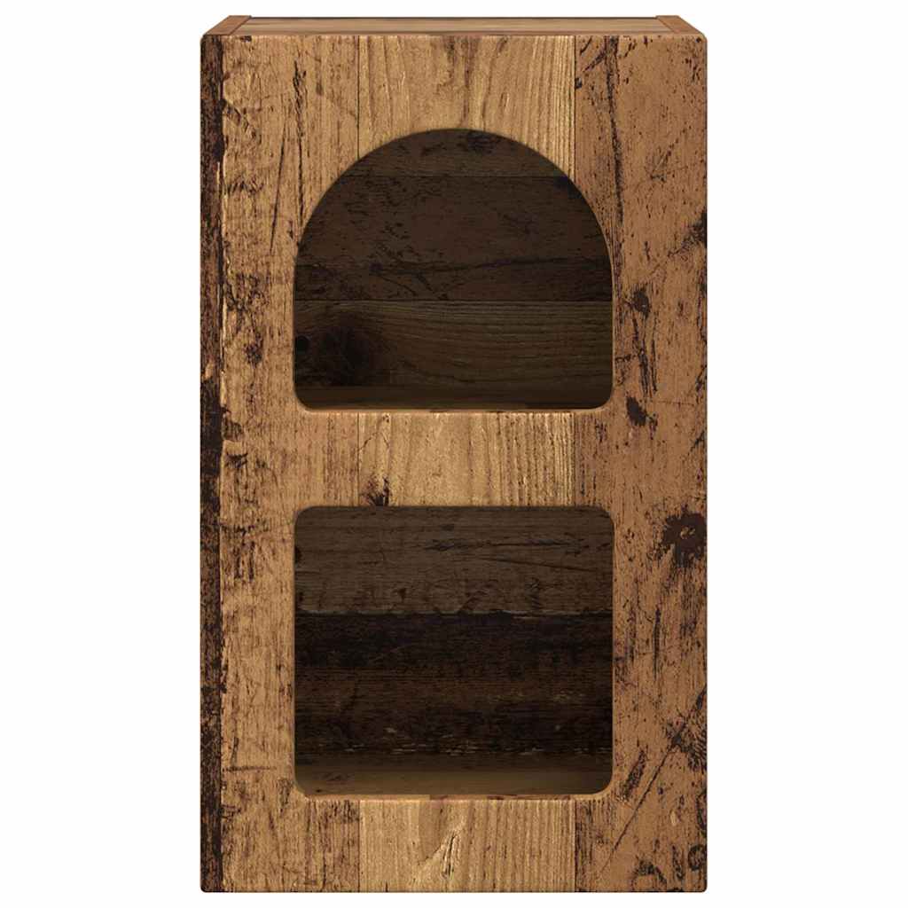 Sengebord ELST 2 stk. Gammelt træ 29,5 x 33,5 x 50 cm