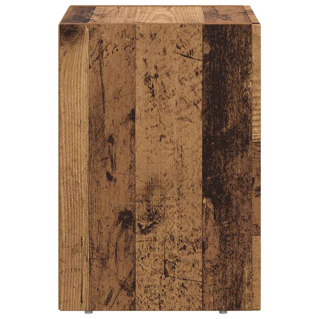 Sengebord ELST 2 stk. Gammelt træ 29,5 x 33,5 x 50 cm
