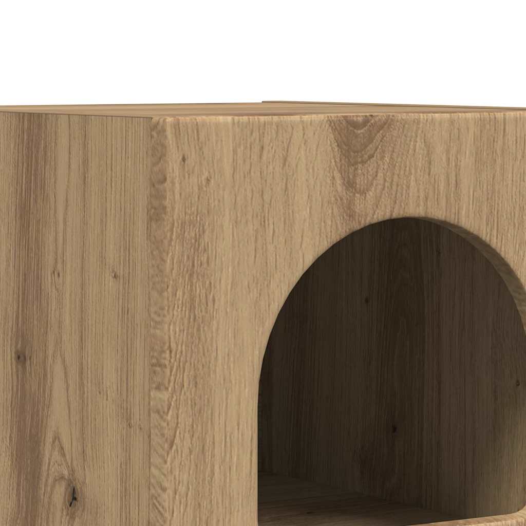 Sengebord ELST 2 stk. Artisan Egetræ 29,5 x 33,5 x 50 cm