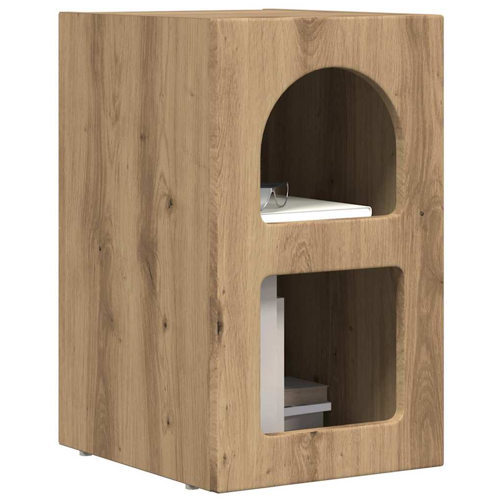 Sengebord ELST 2 stk. Artisan Egetræ 29,5 x 33,5 x 50 cm