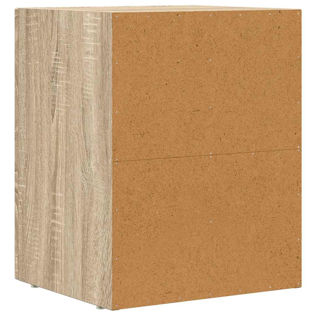 Sengebord ELST 2 stk. Sonoma eg 40 x 35 x 50 cm Konstrueret træ