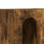 Sengebord ELST 2 stk. Røget eg 40 x 35 x 50 cm Konstrueret træ