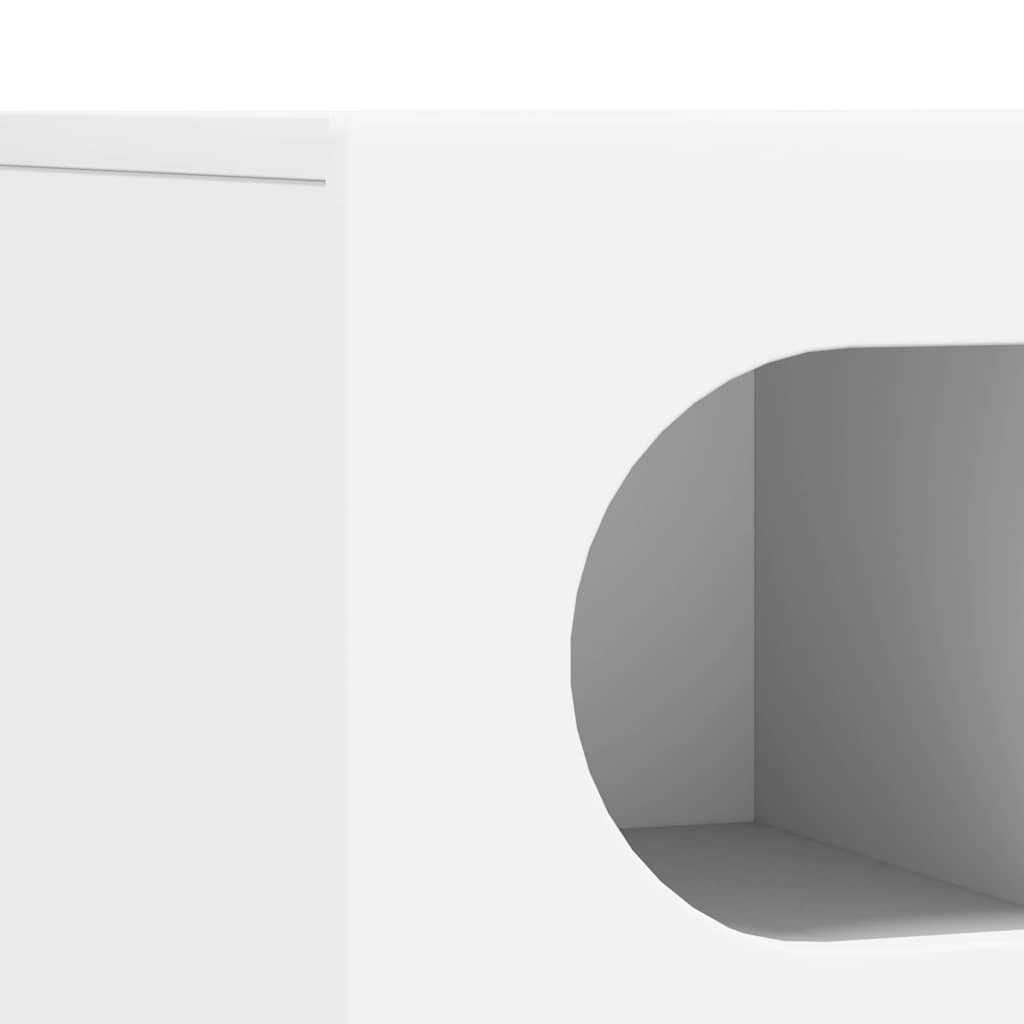 TV-skab ELST 100 x 35 x 40 cm Hvid Konstrueret træ