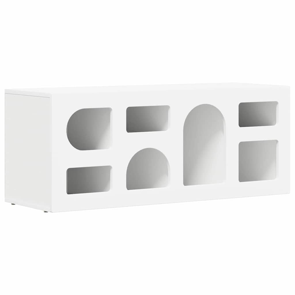 TV-skab ELST 100 x 35 x 40 cm Hvid Konstrueret træ