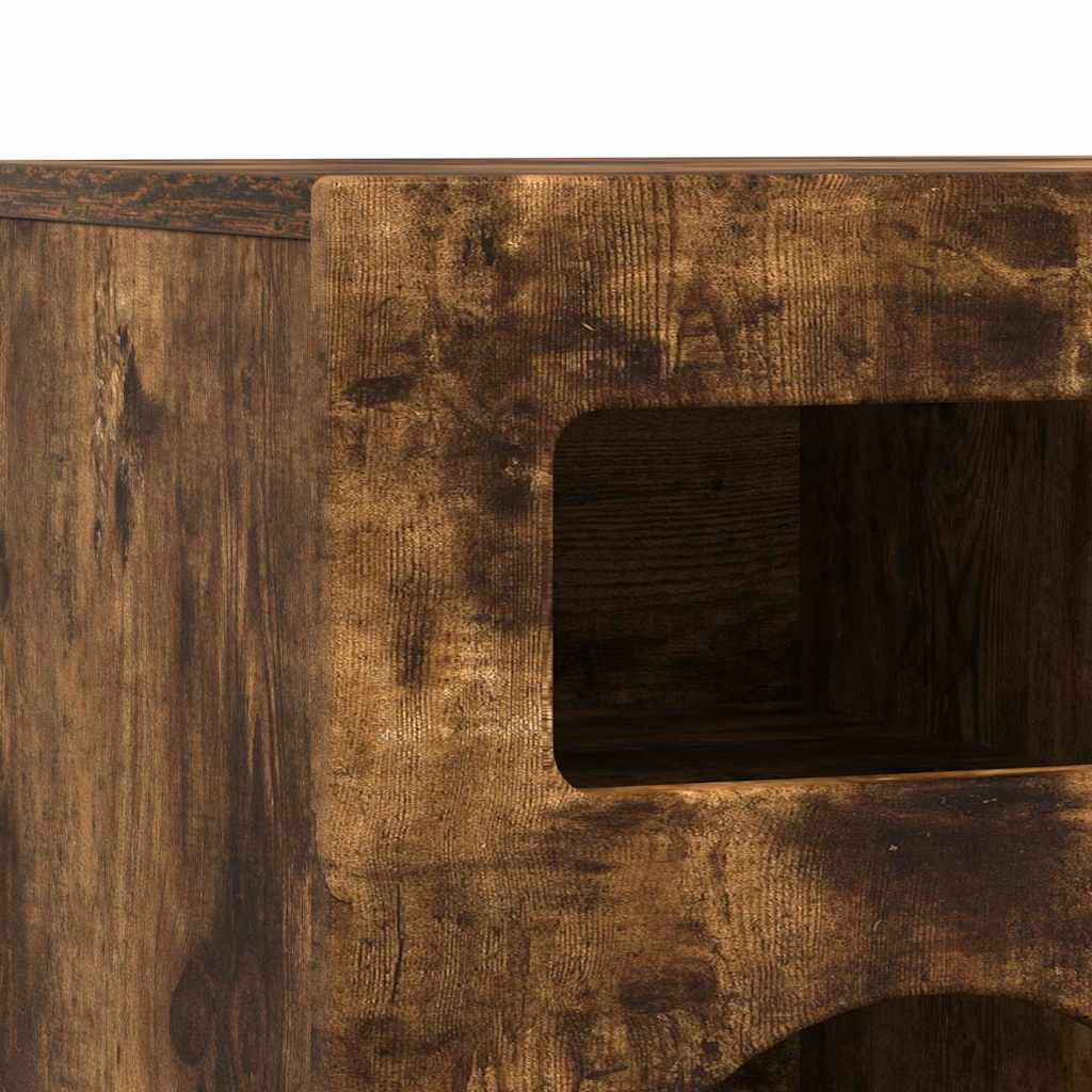 TV-skab ELST 80 x 35 x 40 cm Røget eg Konstrueret træ