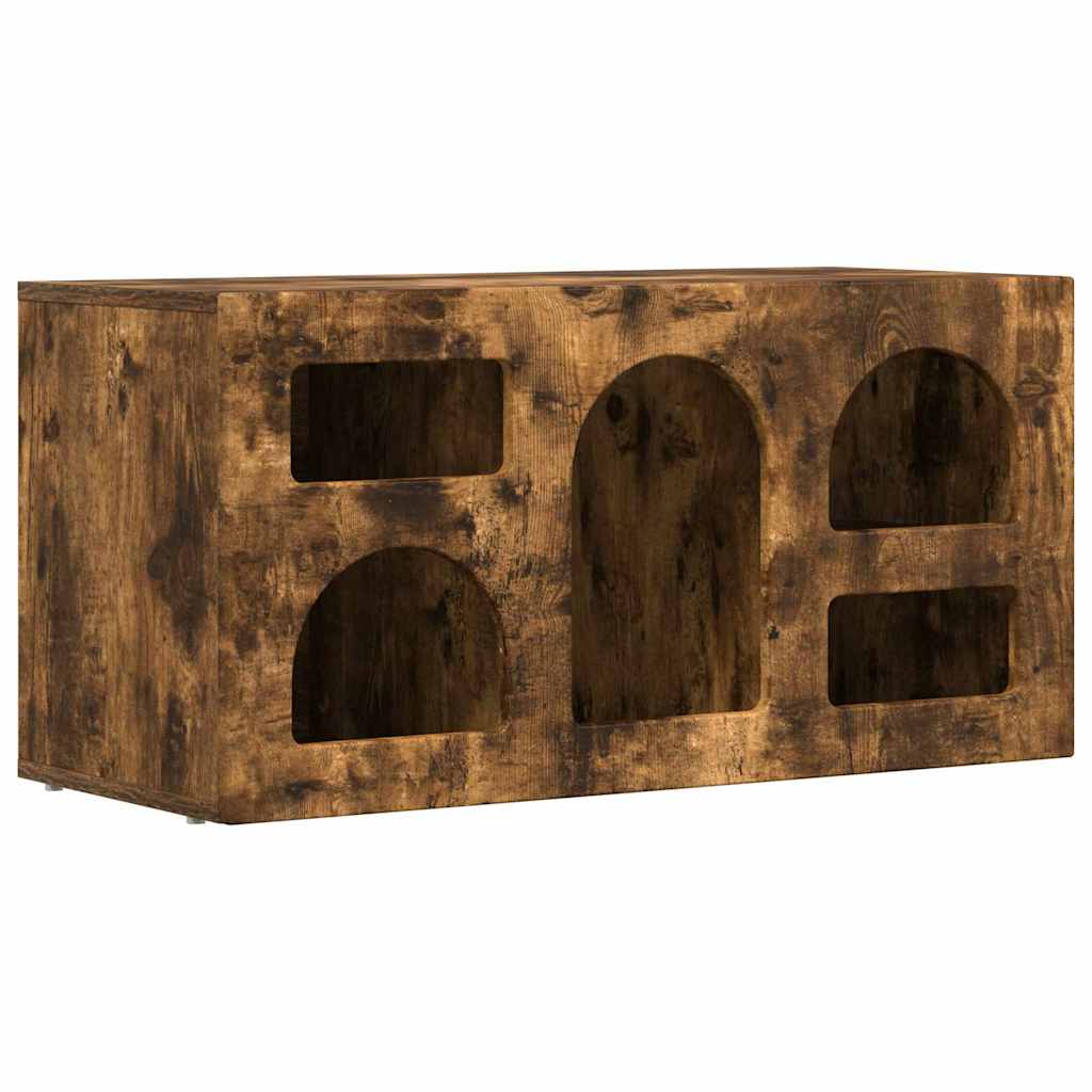 TV-skab ELST 80 x 35 x 40 cm Røget eg Konstrueret træ