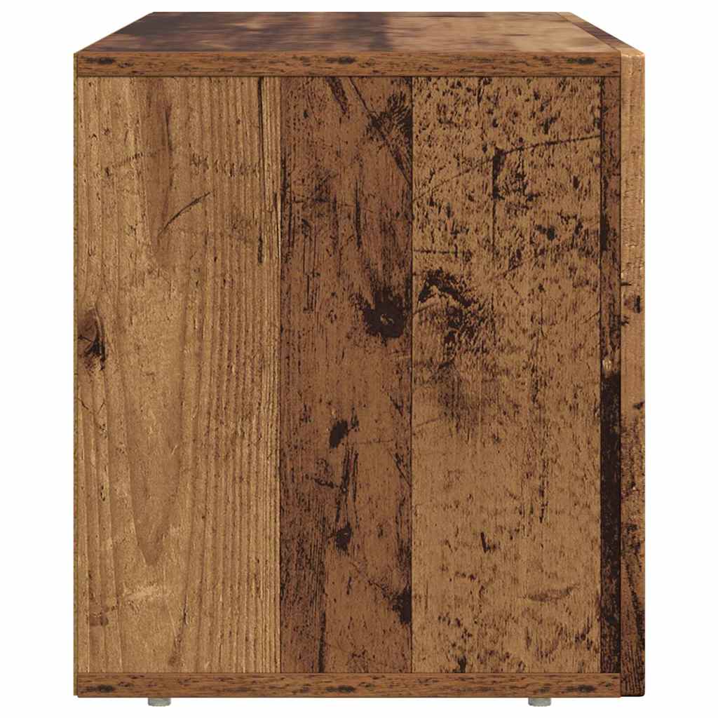 TV-skab ELST 80 x 35 x 40 cm Gammelt træ Konstrueret træ