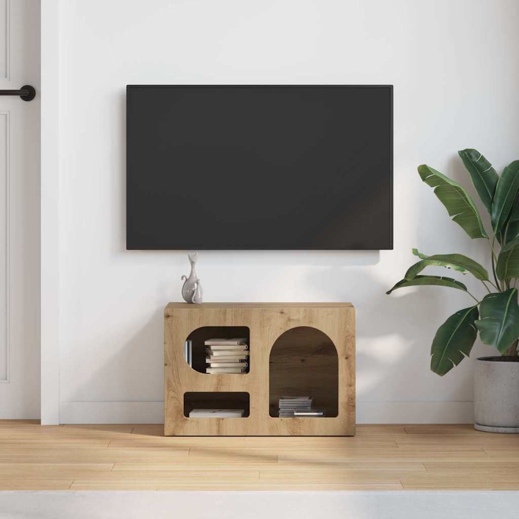 TV-skab ELST 60 x 35 x 40 cm Artisan Egetræ Konstrueret træ