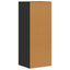 Sideboard ELST Sort 40 x 35 x 100.5 cm Konstrueret træ