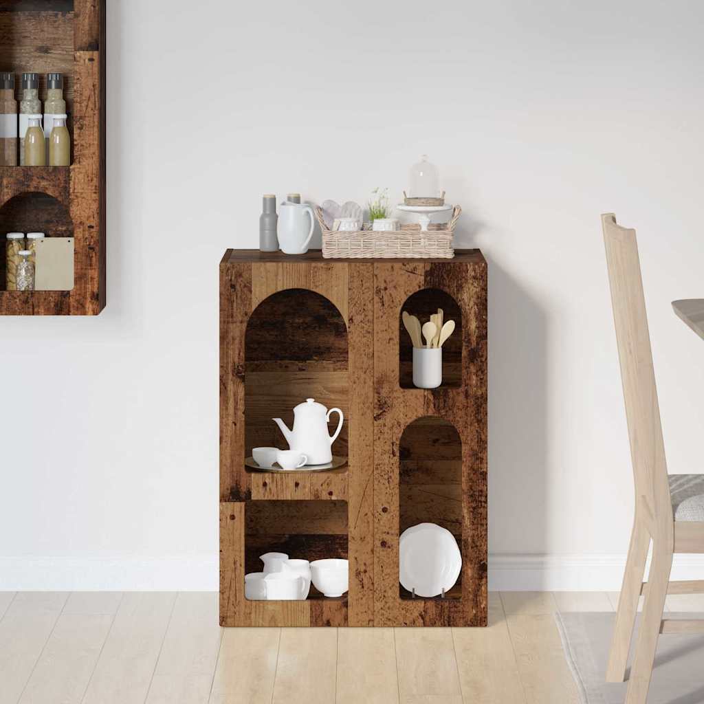 Sideboard ELST Gammelt træ 59 x 35 x 80.5 cm Konstrueret træ