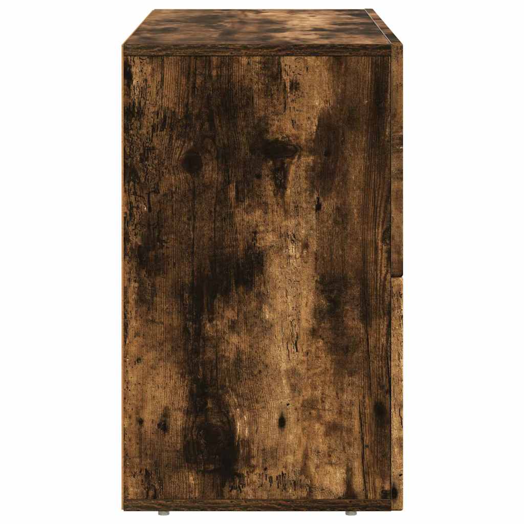 Sideboard ELST Røget eg 80,5 x 35 x 59 cm Konstrueret træ
