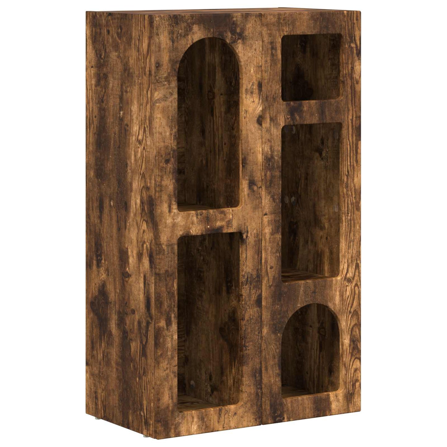 Sideboard ELST Røget eg 59 x 35 x 100,5 cm Konstrueret træ