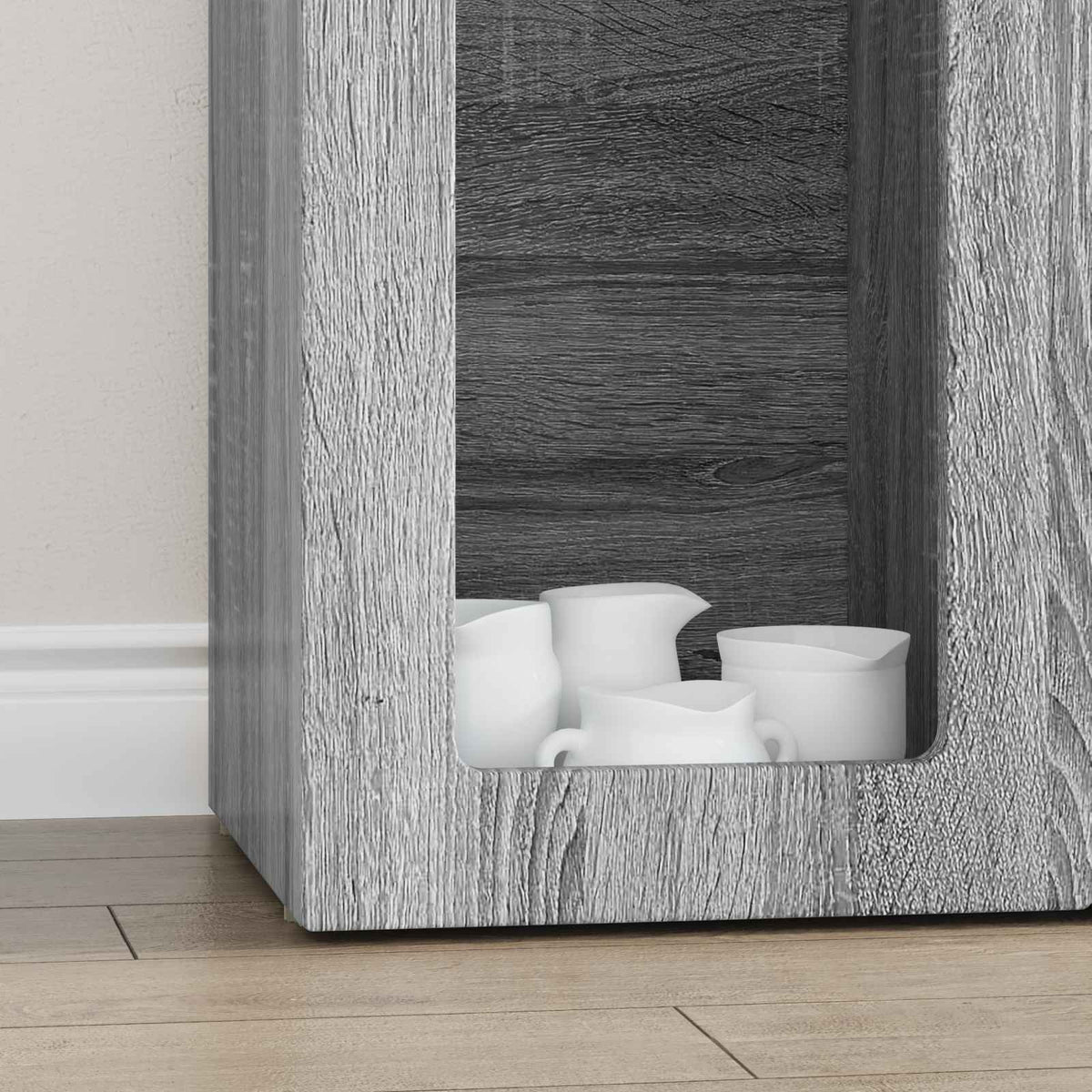 Sideboard ELST Grå Sonoma 59 x 35 x 100,5 cm Konstrueret træ