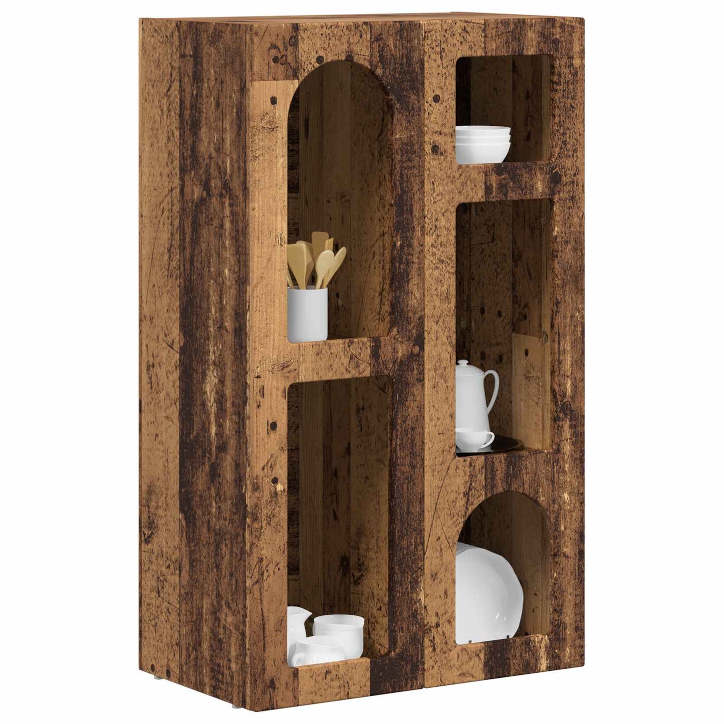 Sideboard ELST Gammelt træ 59 x 35 x 100,5 cm Konstrueret træ