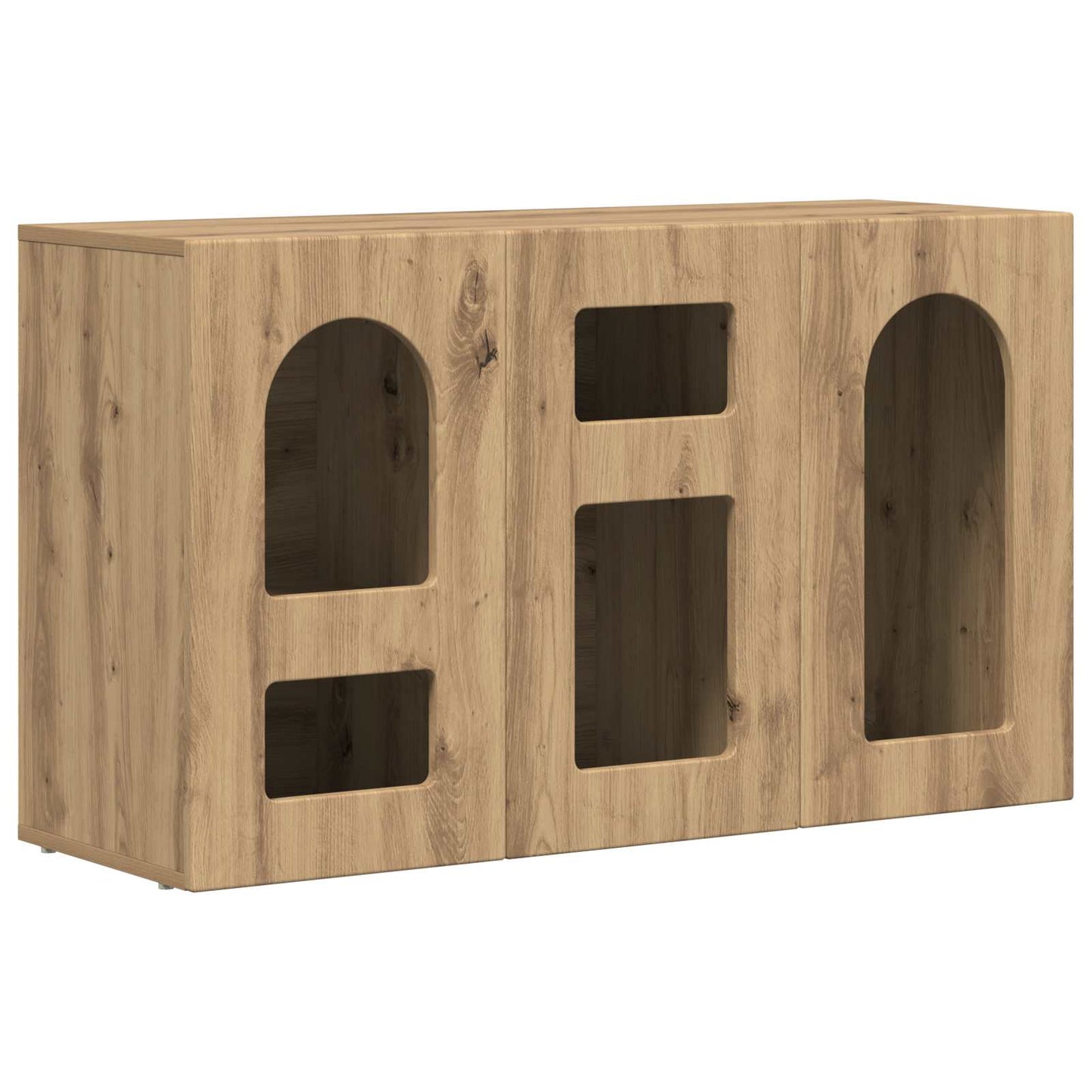 Sideboard ELST Artisan Egetræ 100 x 35 x 59 cm Konstrueret træ