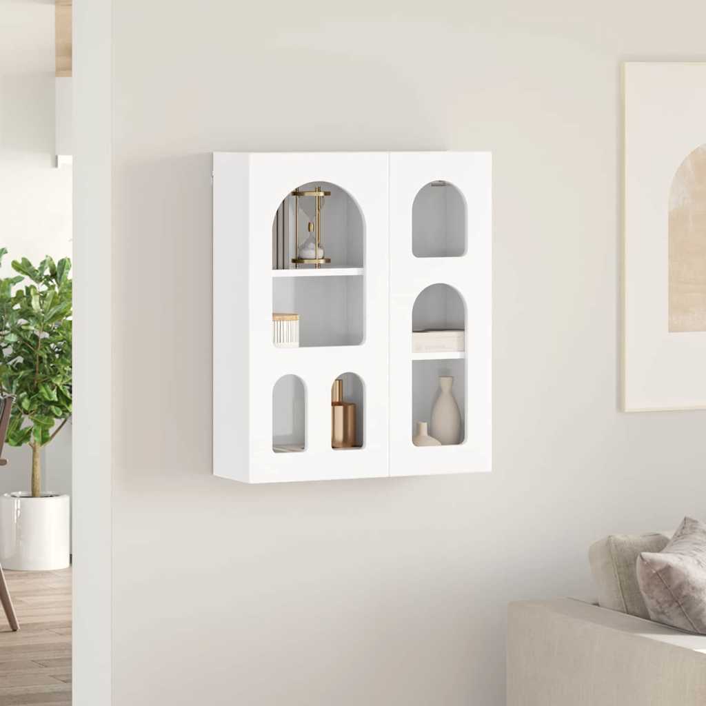 Hængeskab ELST Hvid højglans 59 x 20 x 71,5 cm Konstrueret træ