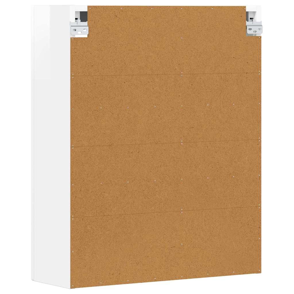 Hængeskab ELST Hvid højglans 59 x 20 x 71,5 cm Konstrueret træ
