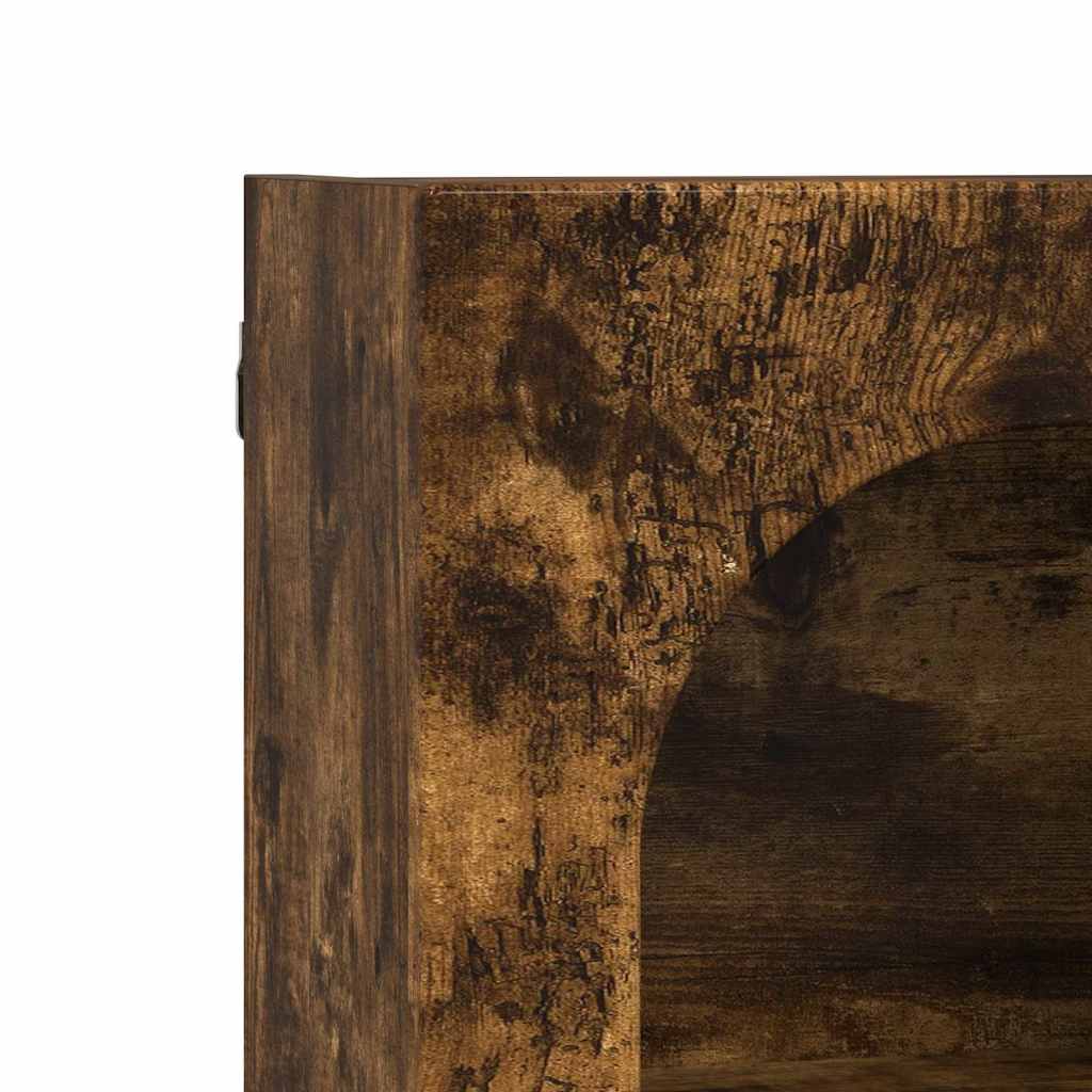 Hængeskab ELST Røget eg 59 x 20 x 71,5 cm Konstrueret træ