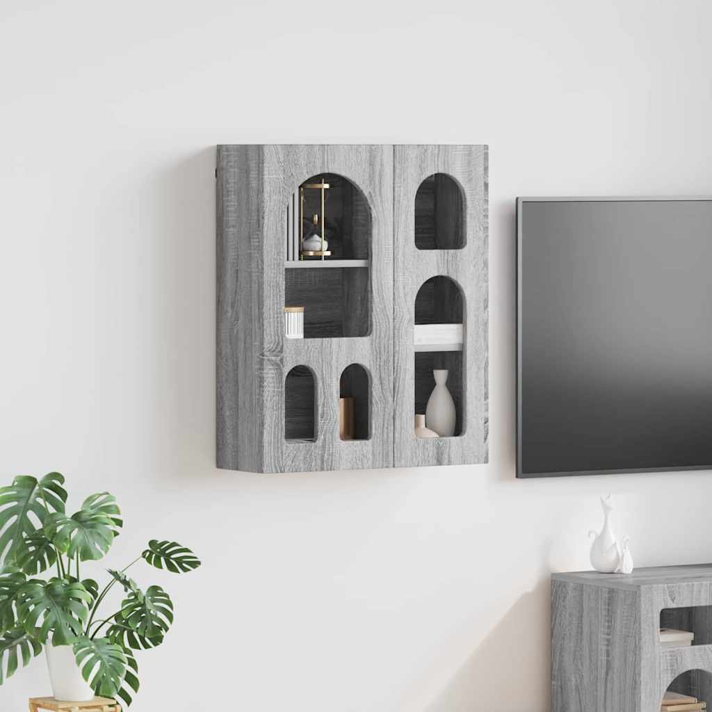 Hængeskab ELST Grå Sonoma 59 x 20 x 71,5 cm Konstrueret træ
