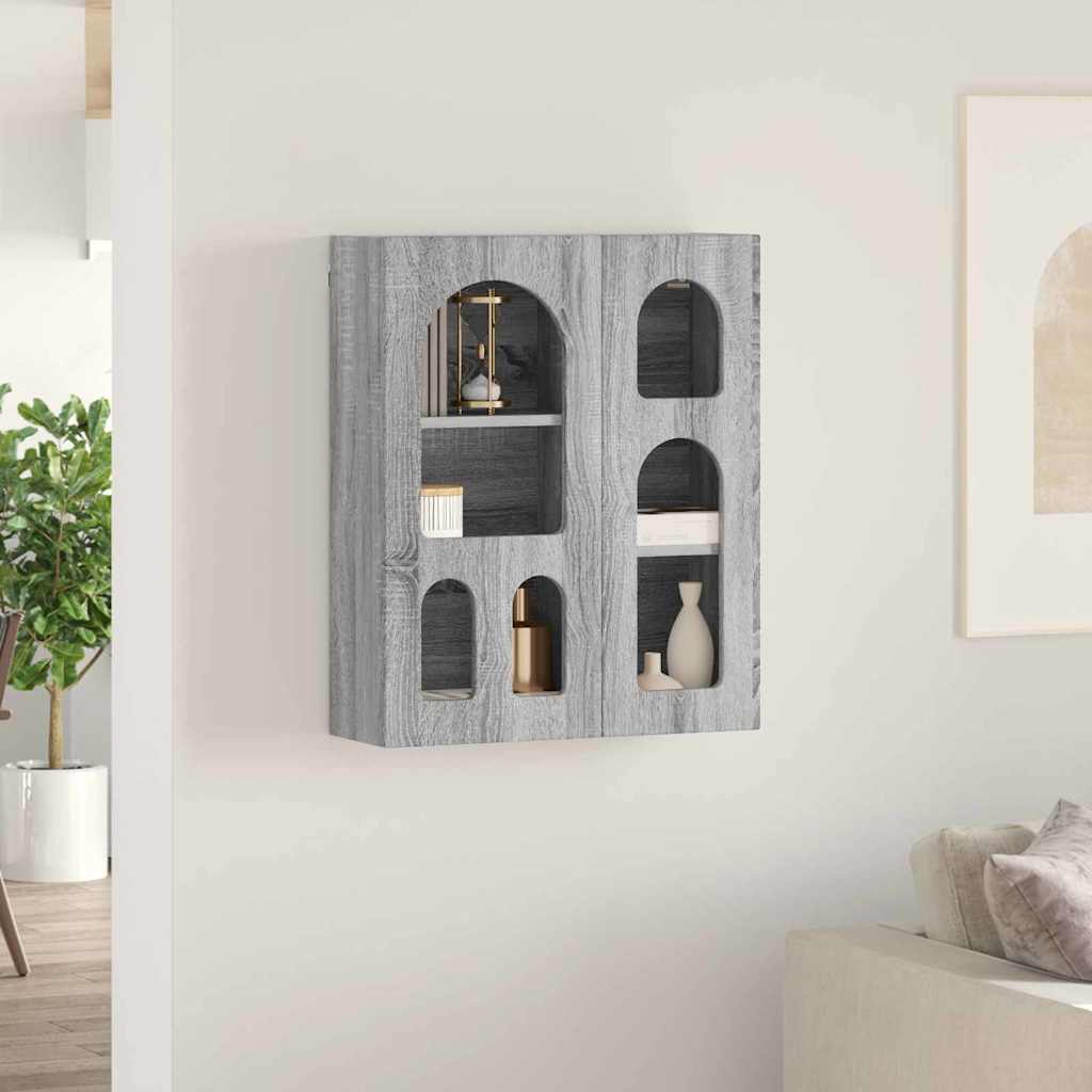 Hængeskab ELST Grå Sonoma 59 x 20 x 71,5 cm Konstrueret træ