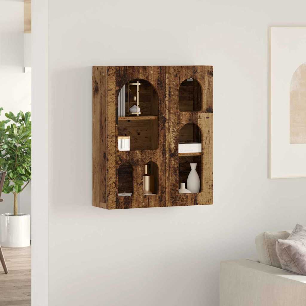 Hængeskab ELST Gammelt træ 59 x 20 x 71,5 cm Konstrueret træ