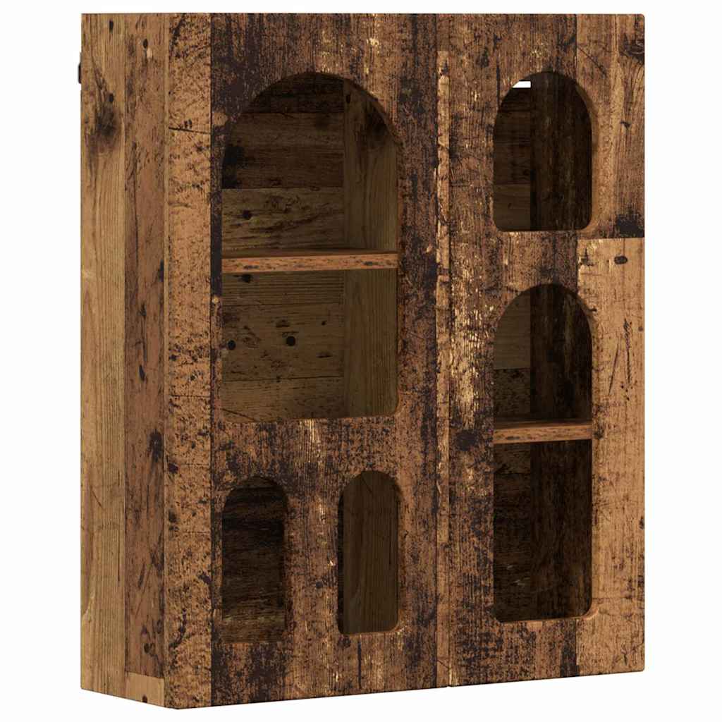 Hængeskab ELST Gammelt træ 59 x 20 x 71,5 cm Konstrueret træ