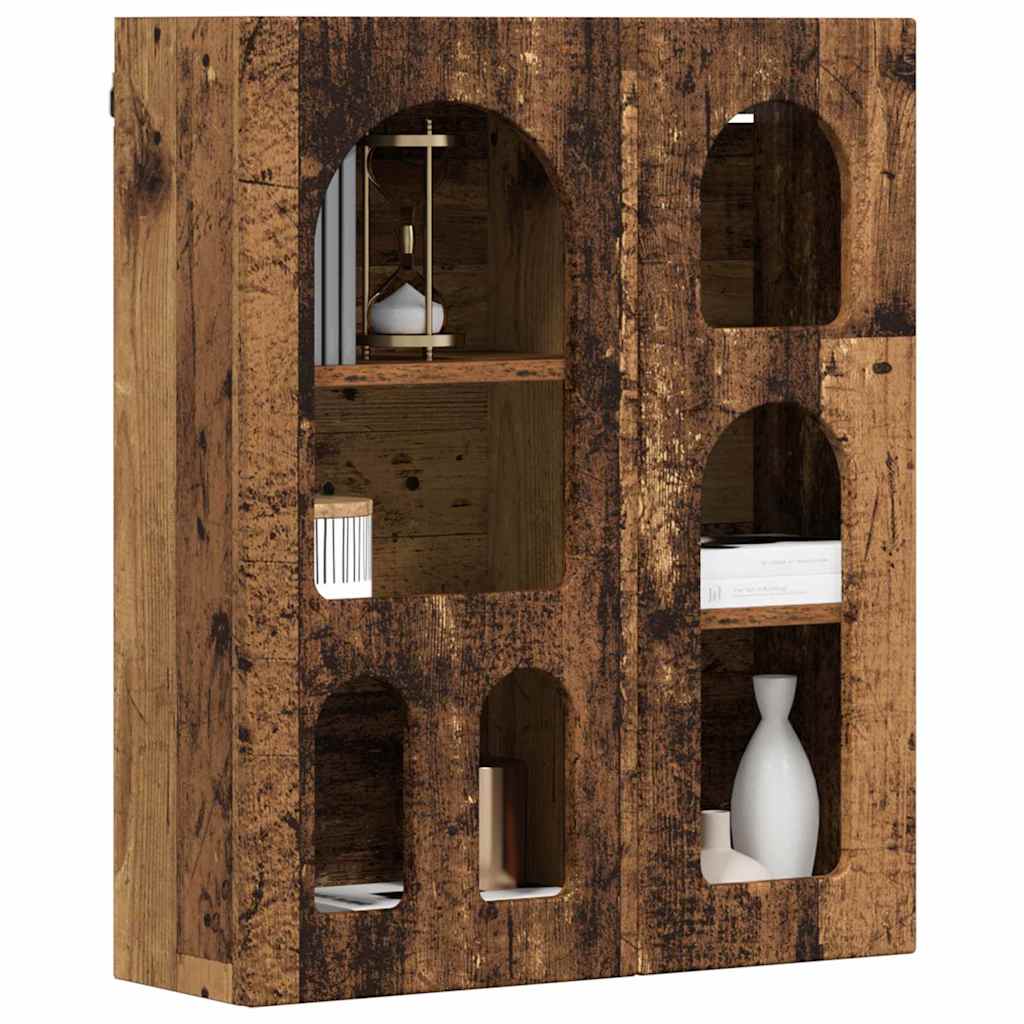Hængeskab ELST Gammelt træ 59 x 20 x 71,5 cm Konstrueret træ