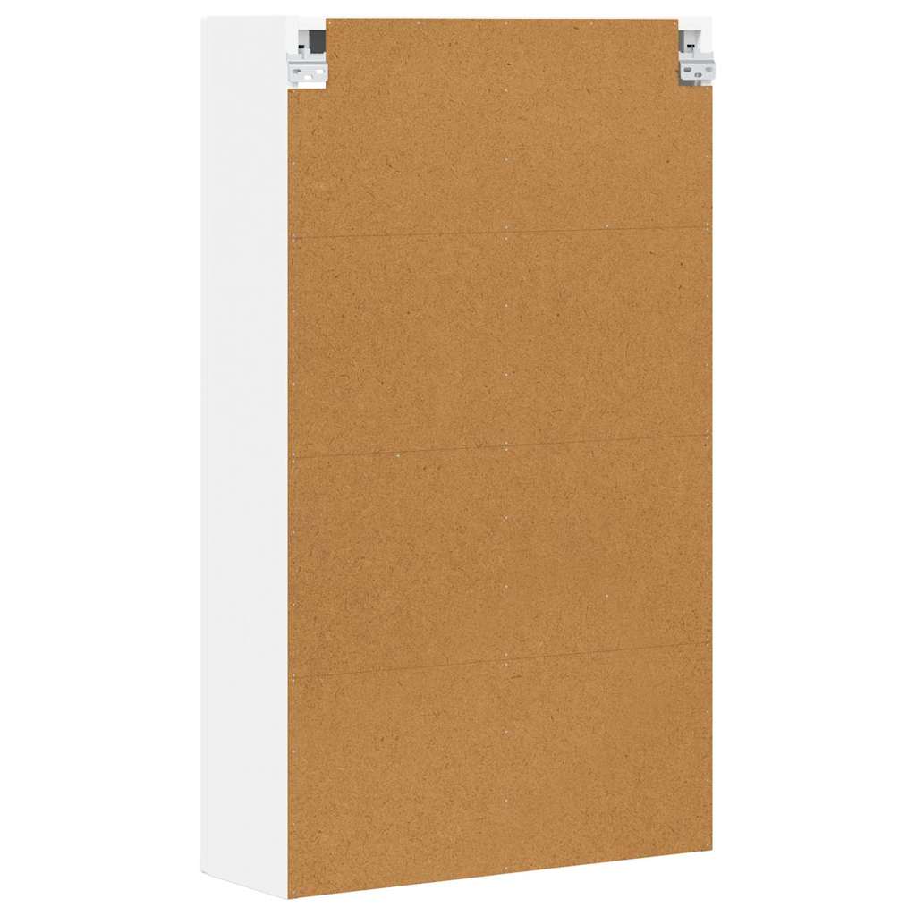 Hængeskab med hylde ELST Hvid 59 x 20 x 100 cm Konstrueret træ