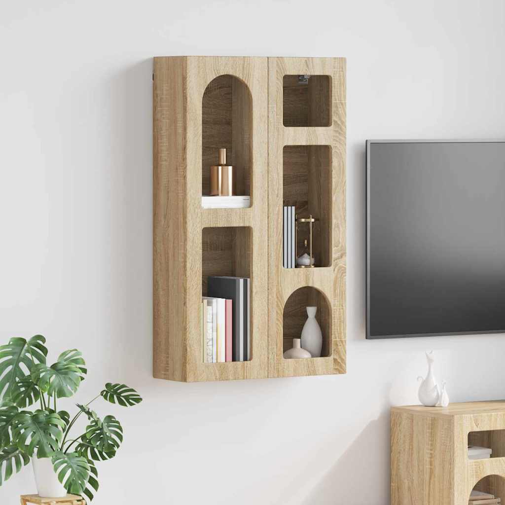 Hængeskab ELST Sonoma-eg 59 x 20 x 100 cm Konstrueret træ