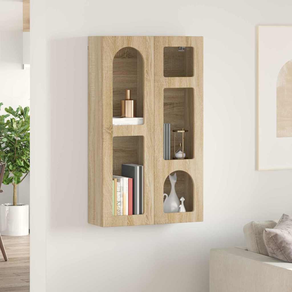 Hængeskab ELST Sonoma-eg 59 x 20 x 100 cm Konstrueret træ