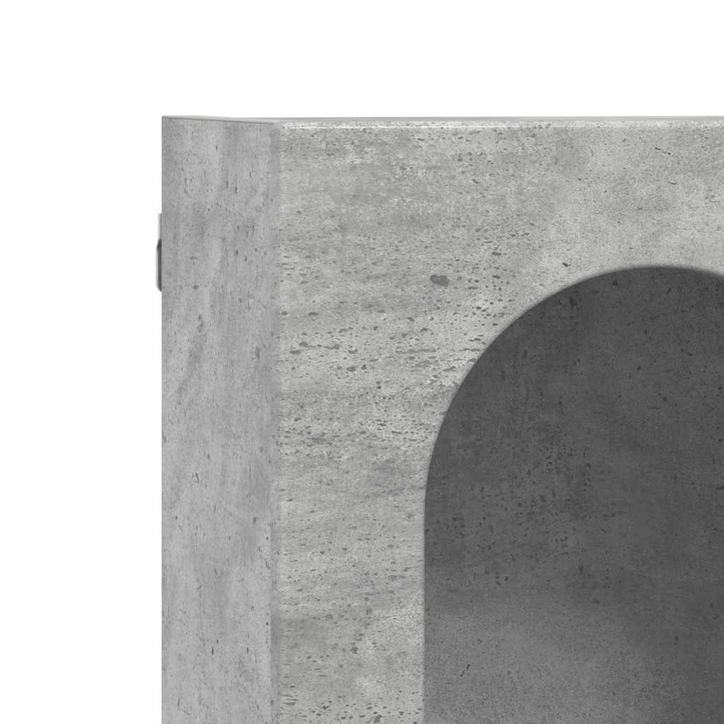 Hængeskab ELST Betongrå 59 x 20 x 100 cm Konstrueret træ