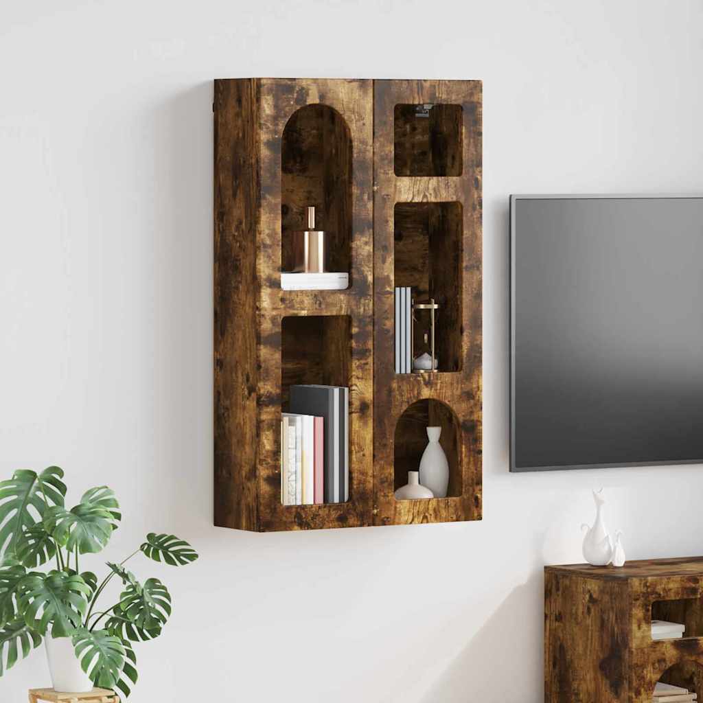 Hængeskab ELST Røget eg 59 x 20 x 100 cm Konstrueret træ