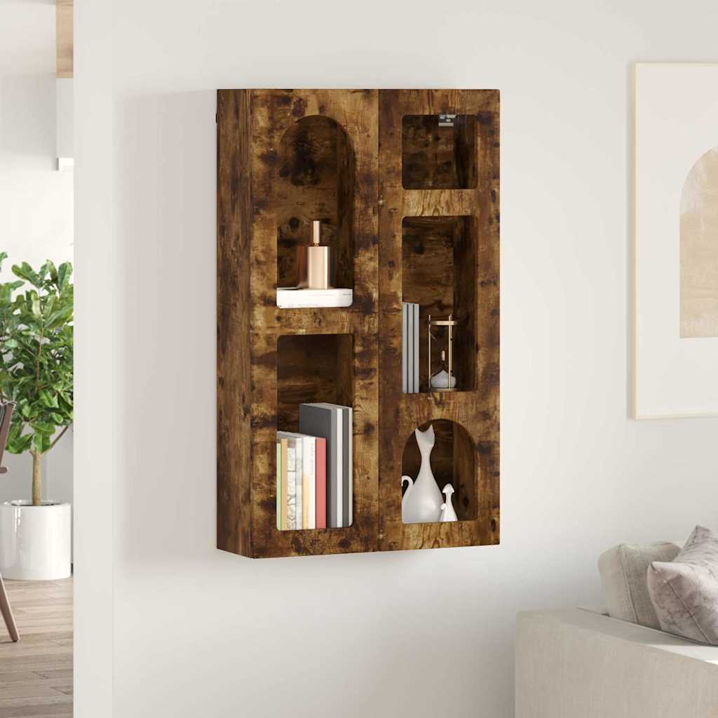 Hængeskab ELST Røget eg 59 x 20 x 100 cm Konstrueret træ