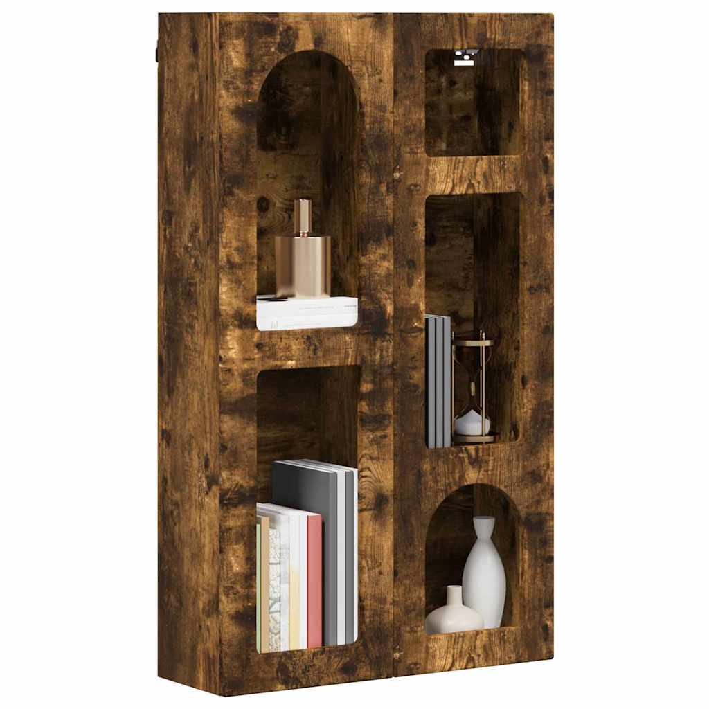 Hængeskab ELST Røget eg 59 x 20 x 100 cm Konstrueret træ