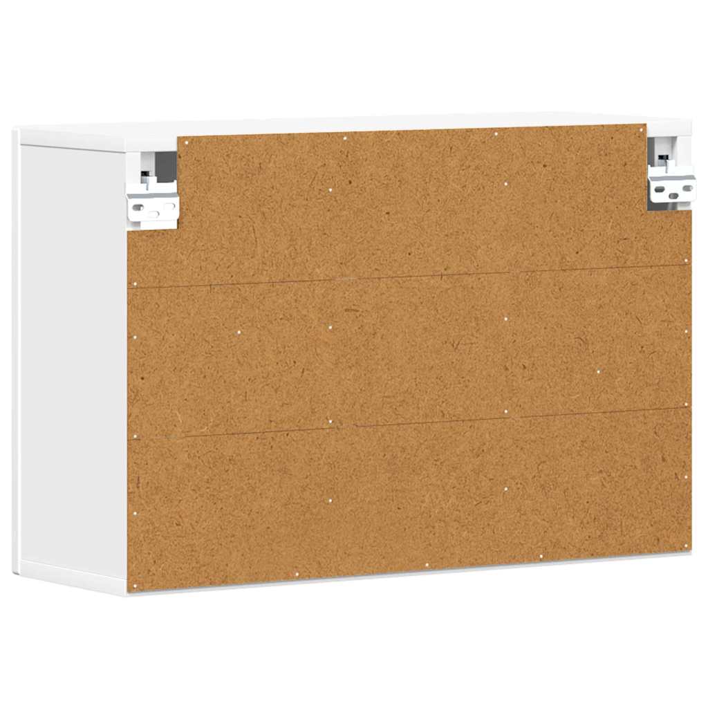 Hængeskab med hylde ELST Hvid 60 x 20 x 40 cm Konstrueret træ