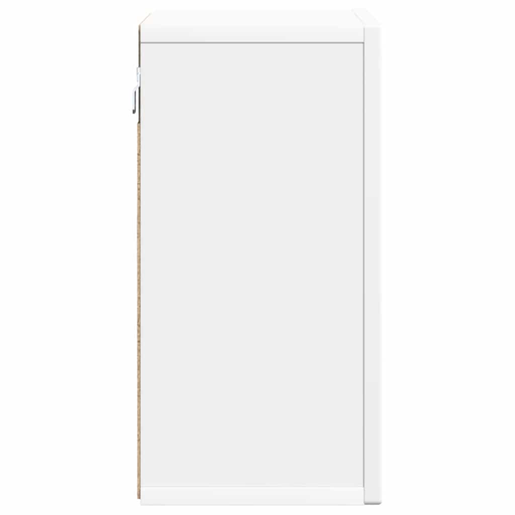 Hængeskab med hylde ELST Hvid 60 x 20 x 40 cm Konstrueret træ
