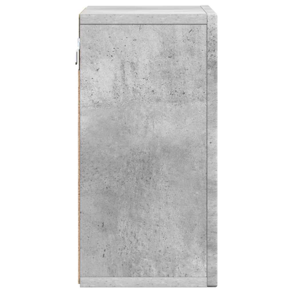 Hængeskab ELST Betongrå 60 x 20 x 40 cm Konstrueret træ