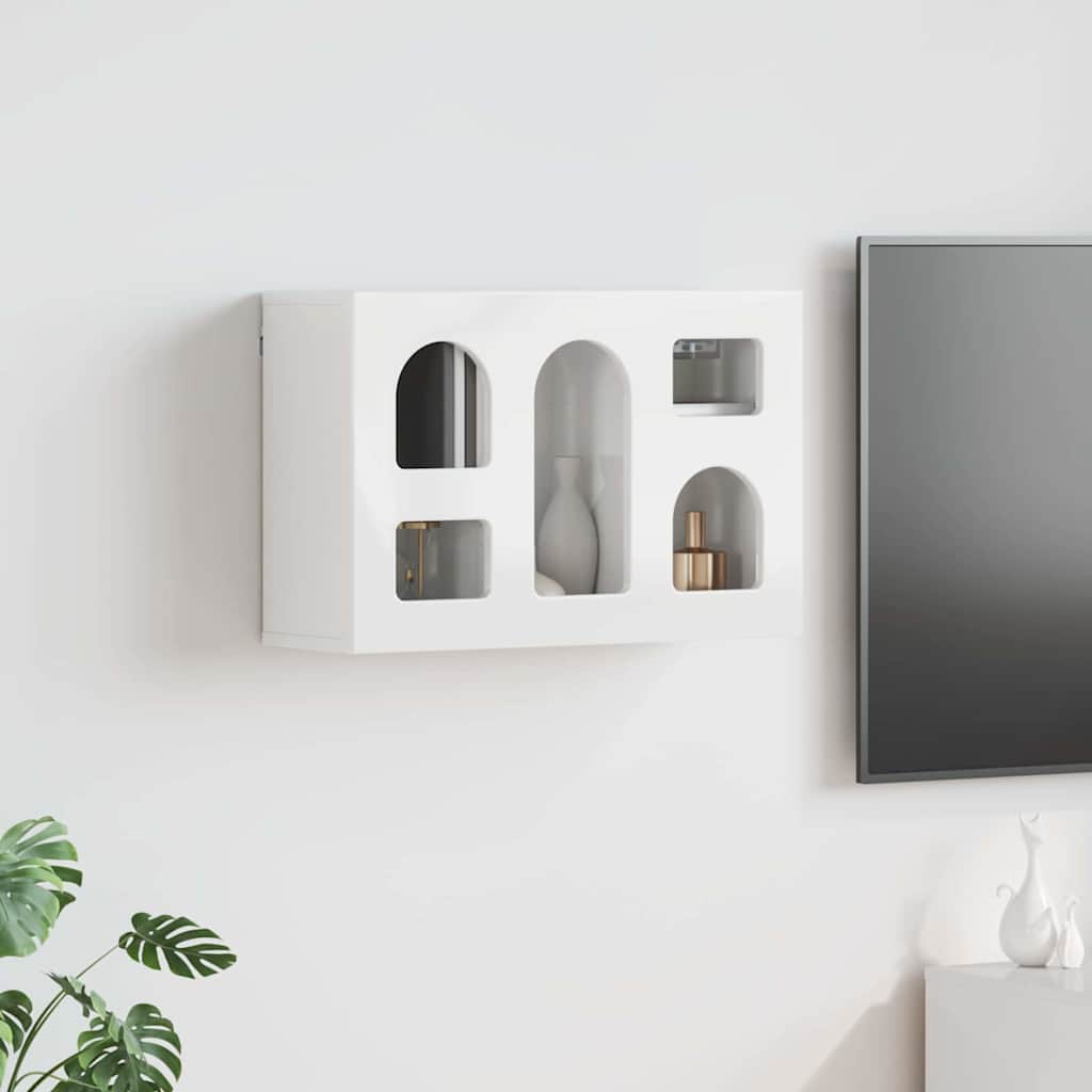 Hængeskab ELST Hvid højglans 60 x 20 x 40 cm Konstrueret træ
