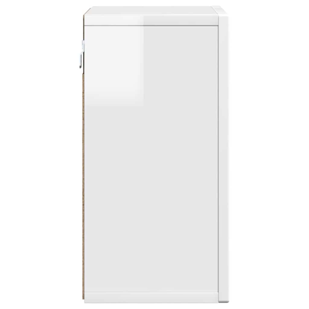 Hængeskab ELST Hvid højglans 60 x 20 x 40 cm Konstrueret træ