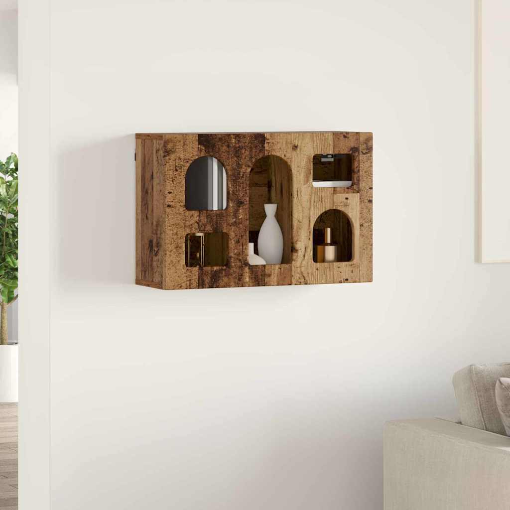 Hængeskab ELST Gammelt træ 60 x 20 x 40 cm Konstrueret træ