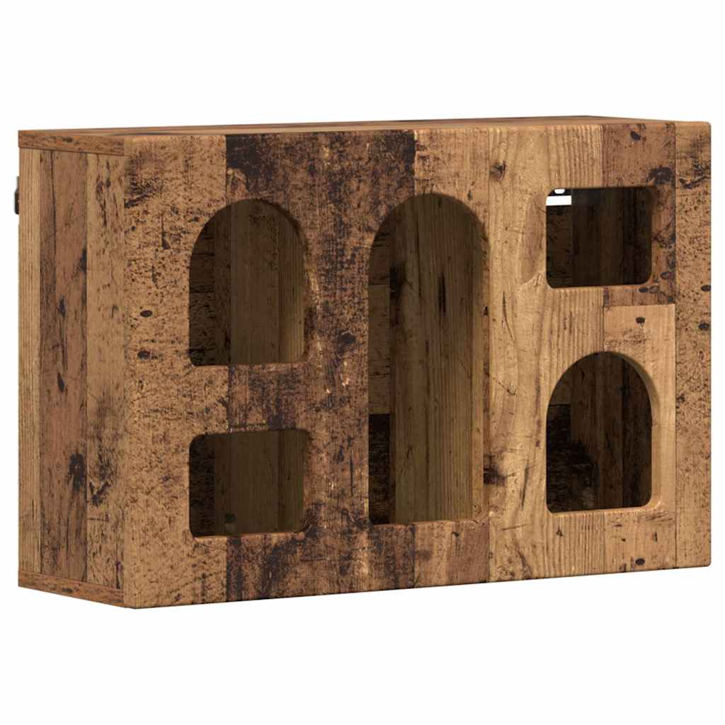 Hængeskab ELST Gammelt træ 60 x 20 x 40 cm Konstrueret træ