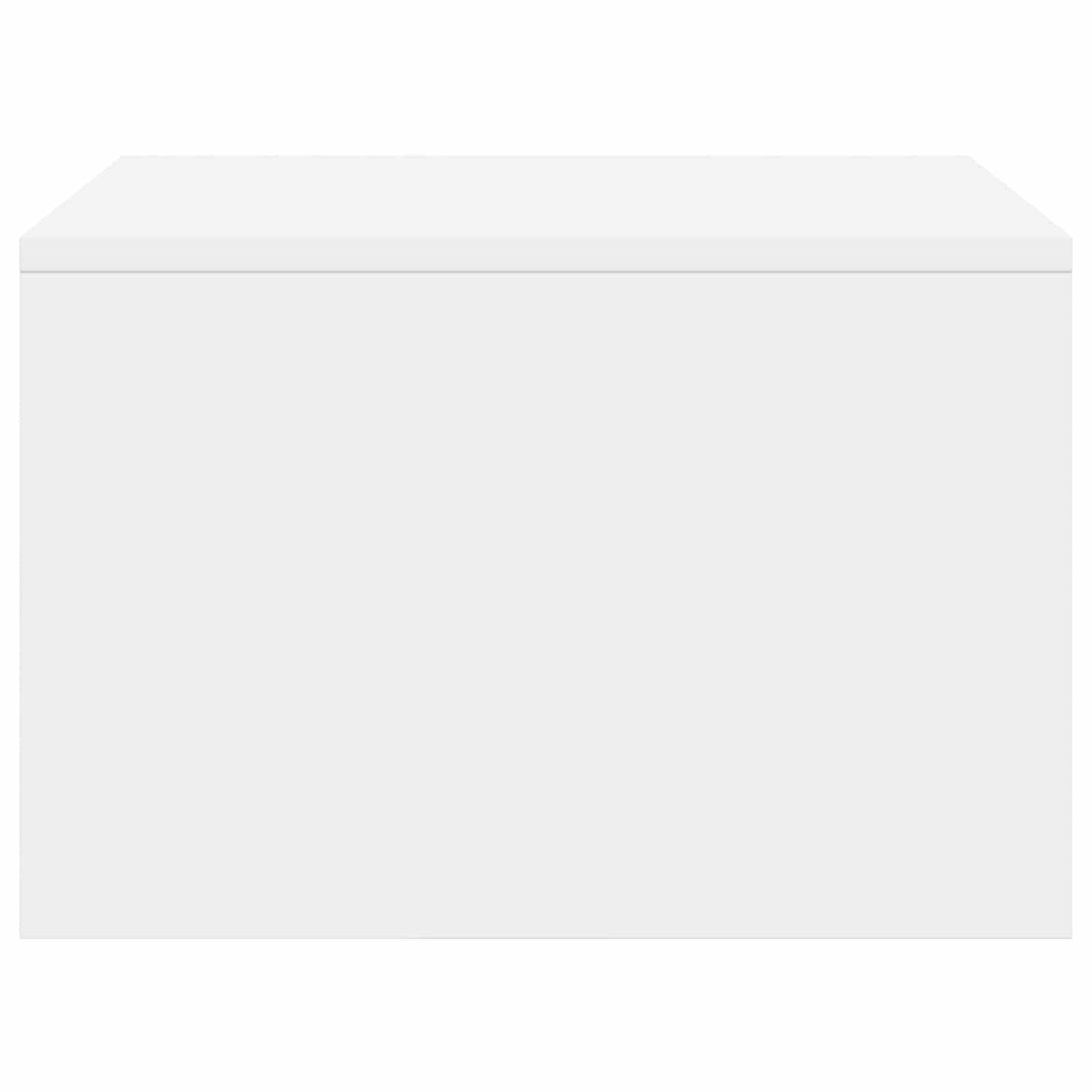 Væghængt skrivebord Hvid Konstrueret træ 60 x 45 x 30 cm