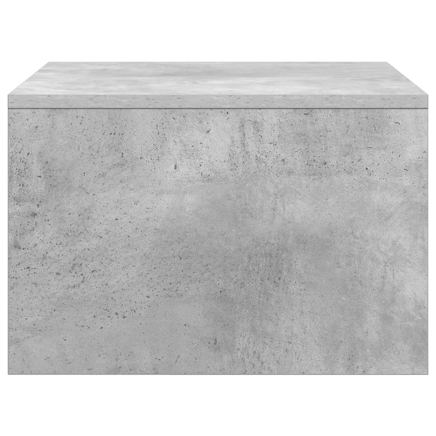 Væghængt skrivebord Beton Grå Konstrueret træ 60 x 45 x 30 cm