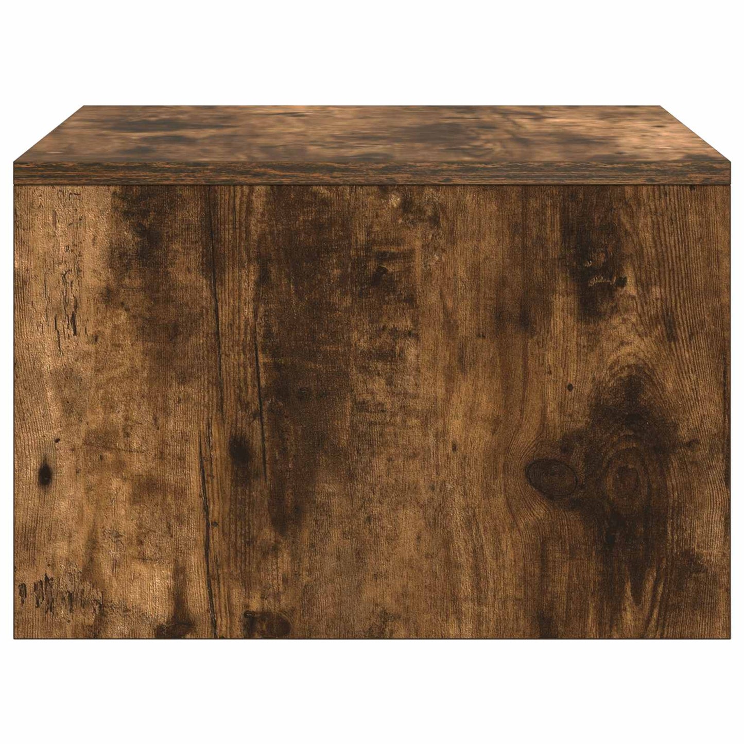 Væghængt skrivebord Røget eg Konstrueret træ 60 x 45 x 30 cm